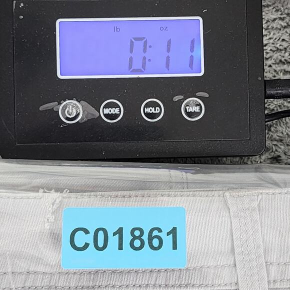 Style&Co Pants Womens 10 Gray Mid Rise Crop Capri Seamed Legs Slim Side Slit Hem - Picture 12 of 12